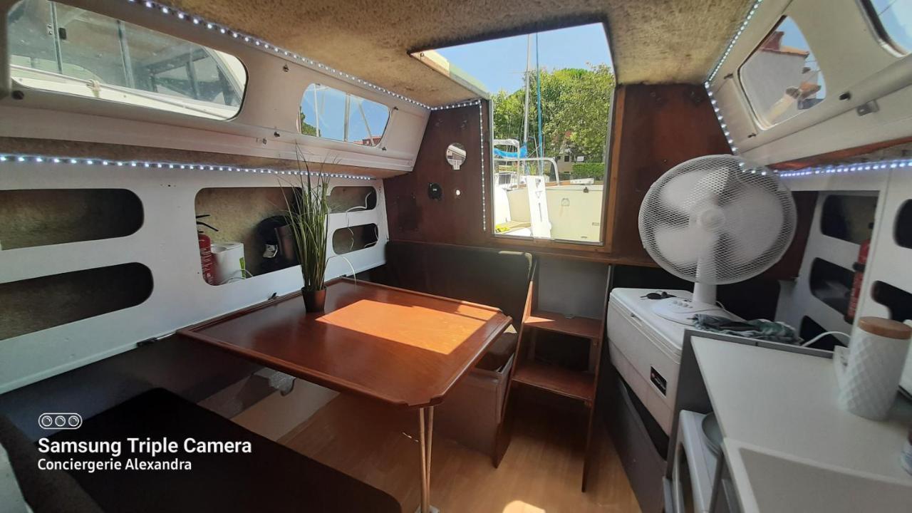 Nuit Insolite A Bord De L'Enata Un Voilier A Quai Sur La Marina De St Cyprien Saint-Cyprien  Eksteriør billede