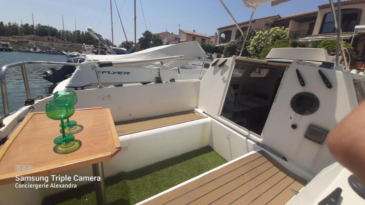 Nuit Insolite A Bord De L'Enata Un Voilier A Quai Sur La Marina De St Cyprien Saint-Cyprien  Eksteriør billede